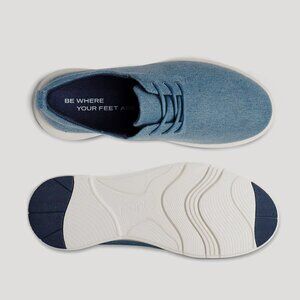 Ponto The Pacific Stonewash Sneakers Shoes Blue Walking Denim Lace Up